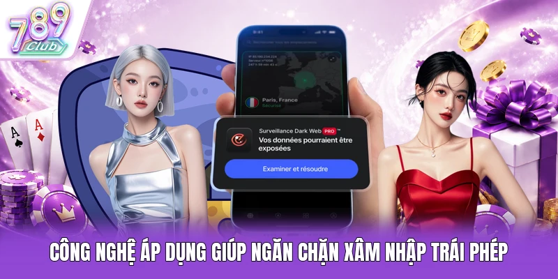 Công nghệ áp dụng giúp ngăn chặn xâm nhập trái phép